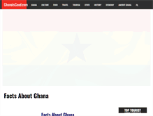 Tablet Screenshot of ghanaisgood.com
